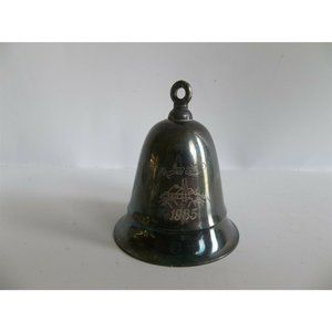 Kirk Steiff Metal Musical Christmas Bell Ornament